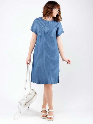 Платье, мод. 5234 голубой